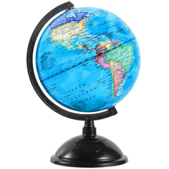 KISEER globe front view showing full world map and clear country colors for quick learning