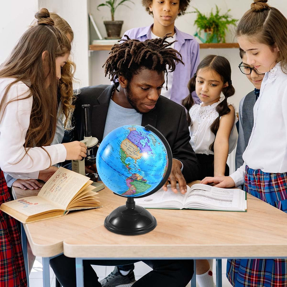 KISEER globe removable base shown detached for flexible teaching demonstrations