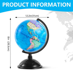 KISEER globe stand detail highlighting sturdy base and stable display benefit