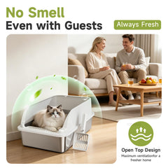 KISENG interior showing roomy dimensions for larger cats and comfortable movement