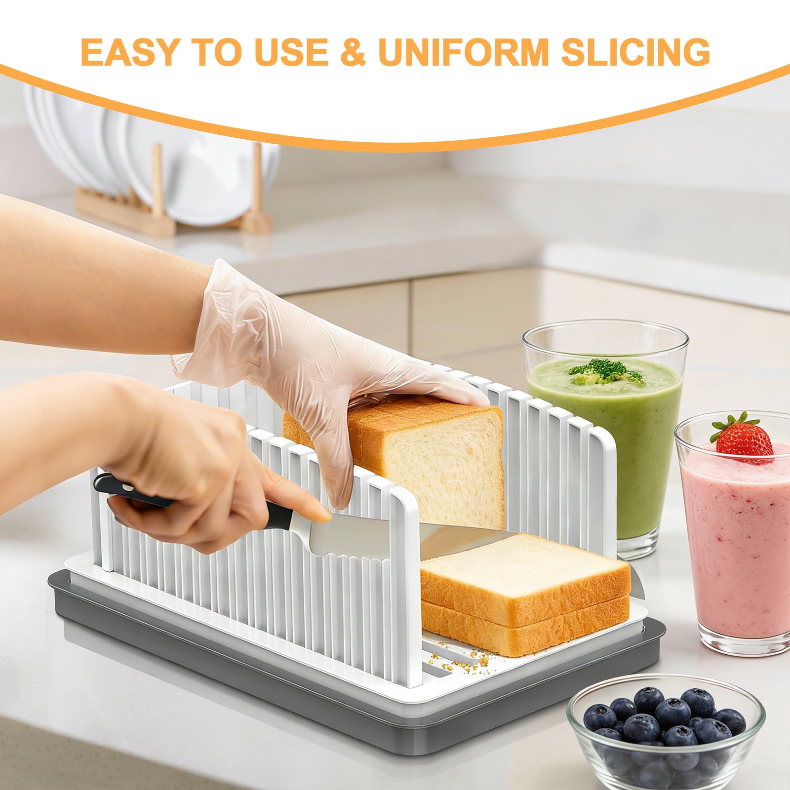 Kiss Core crumb tray detail keeping counters clean and organized