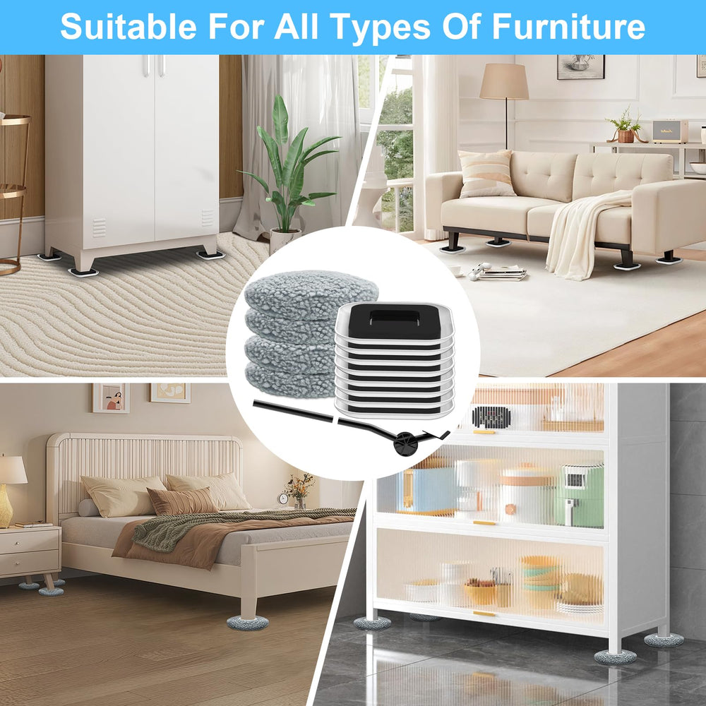 Kiss Core lifestyle living room setup illustrating safe furniture movement