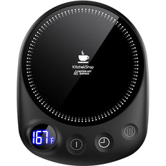 KitchekShop front view of warmer showing compact profile and quick warming benefit