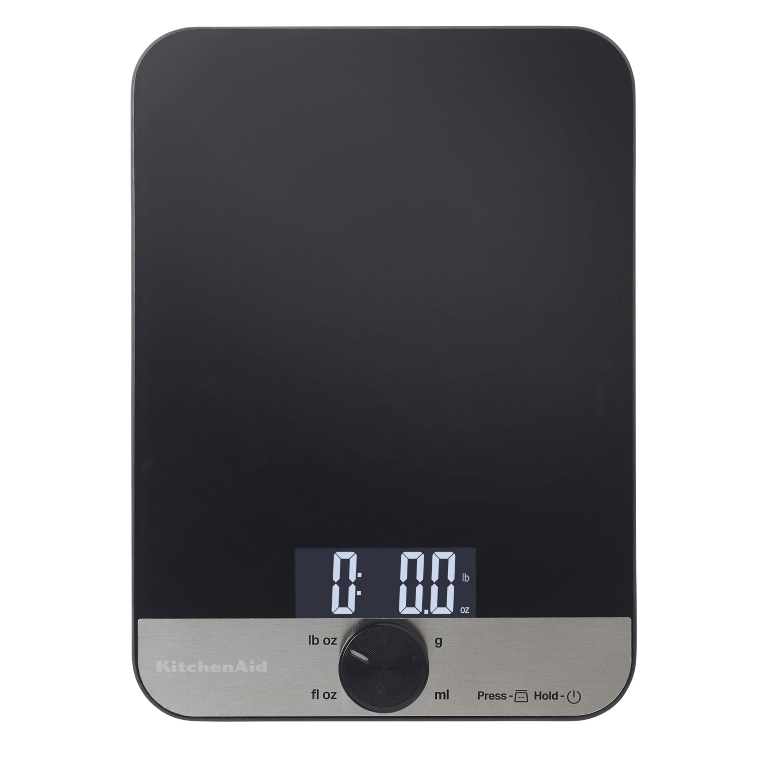 KitchenAid front view glass scale with backlit display for easy reading