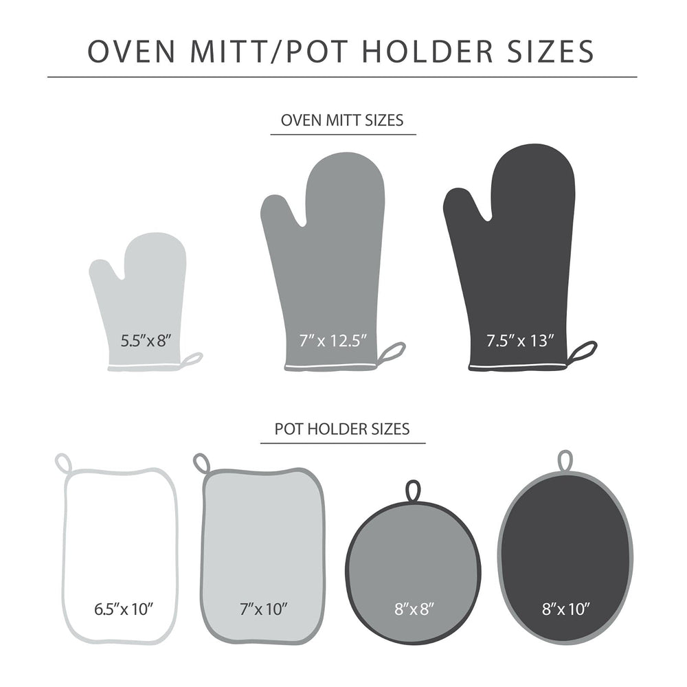 KitchenAid mitts staged in kitchen conveying coordinated style and function