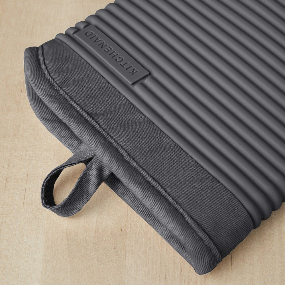 KitchenAid ribbed texture close-up for slip-resistant secure grip