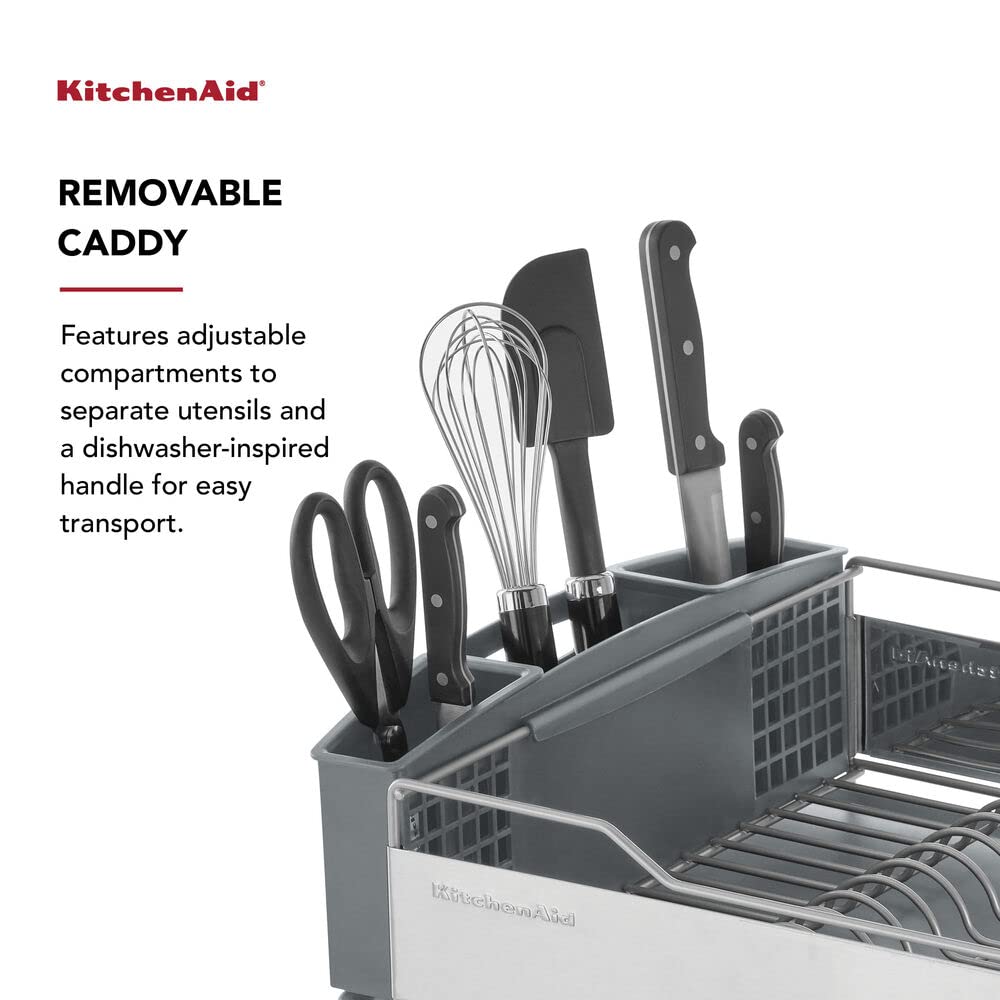 KitchenAid satin-coated wires close texture for rust resistance and long-lasting use