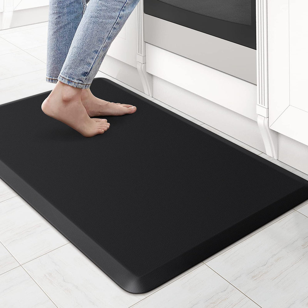 KitchenClouds front view of mat showing full surface and neutral tone for comfort