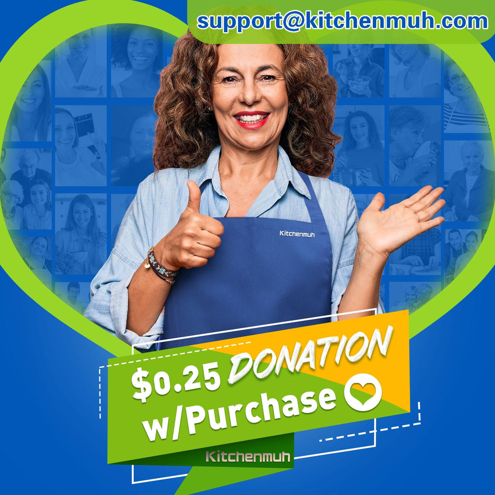 KITCHENMUH retail packaging box ready for gifting and safe storage