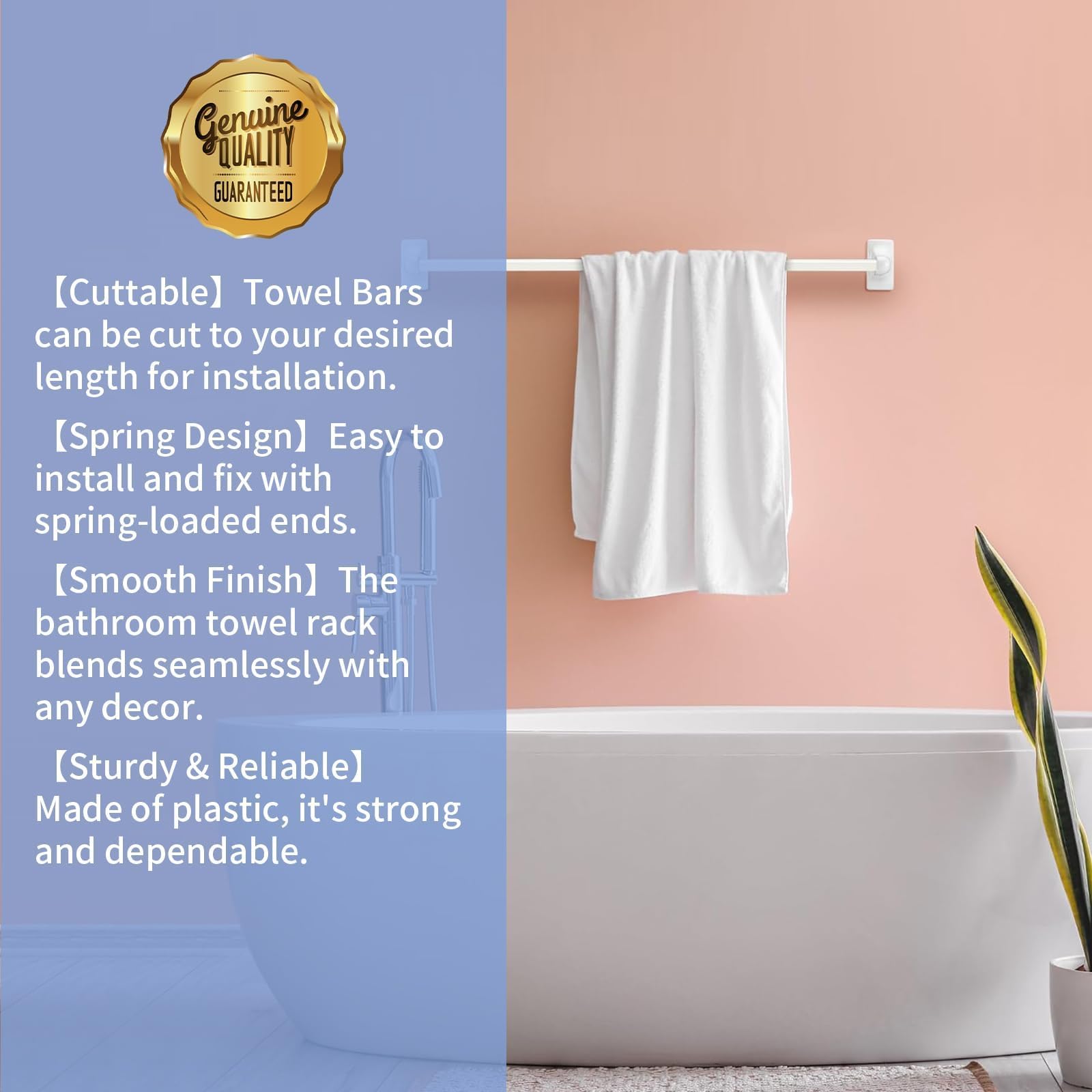 KitFit installed in bathroom showing organized towels and neat appearance benefit