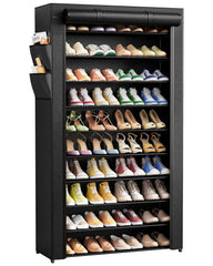 Kitsure front view assembled shows organized shoes and saves entryway space