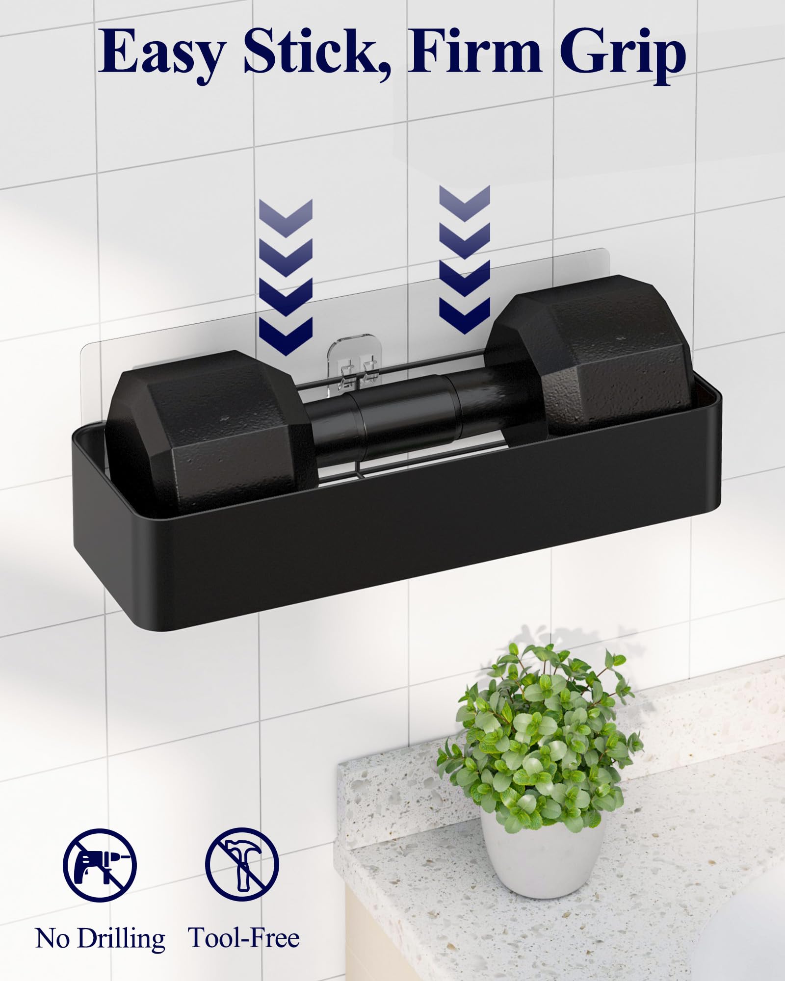 Kitsure installed in modern bathroom showcasing neat, space-saving benefit