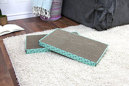 Kitty City side view showing 1.5 inch thickness for long-lasting use