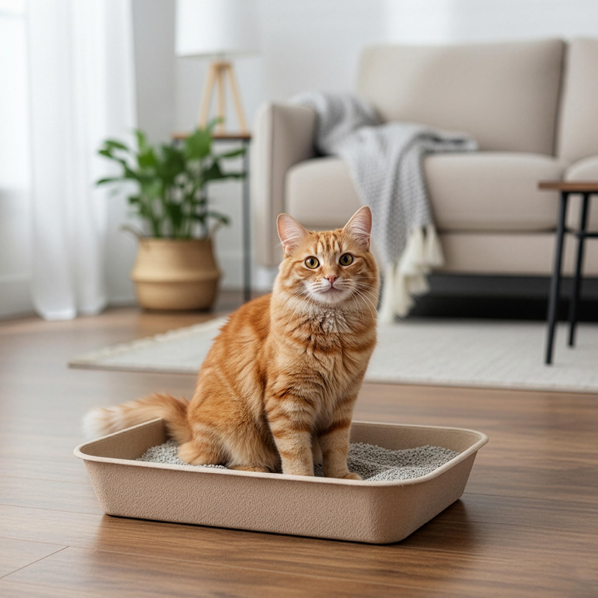 Kitty Sift six-pack unboxed ready to replace pans for quick maintenance