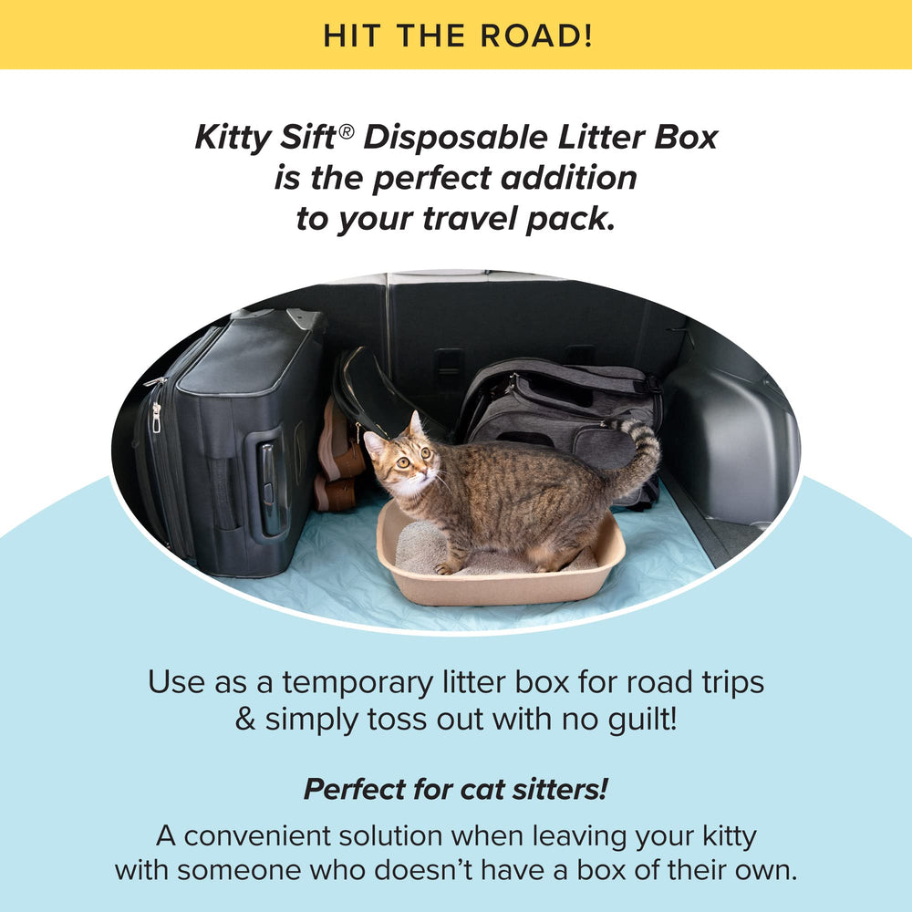 Kitty Sift recyclable label close-up highlighting eco-friendly materials