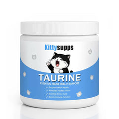 Kittysupps jar front label showing product and clear benefits