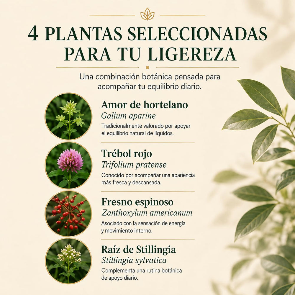 KIVORI MayaVerra botanical blend display of Galium, red clover, Stillingia and Zanthoxylum for transparency