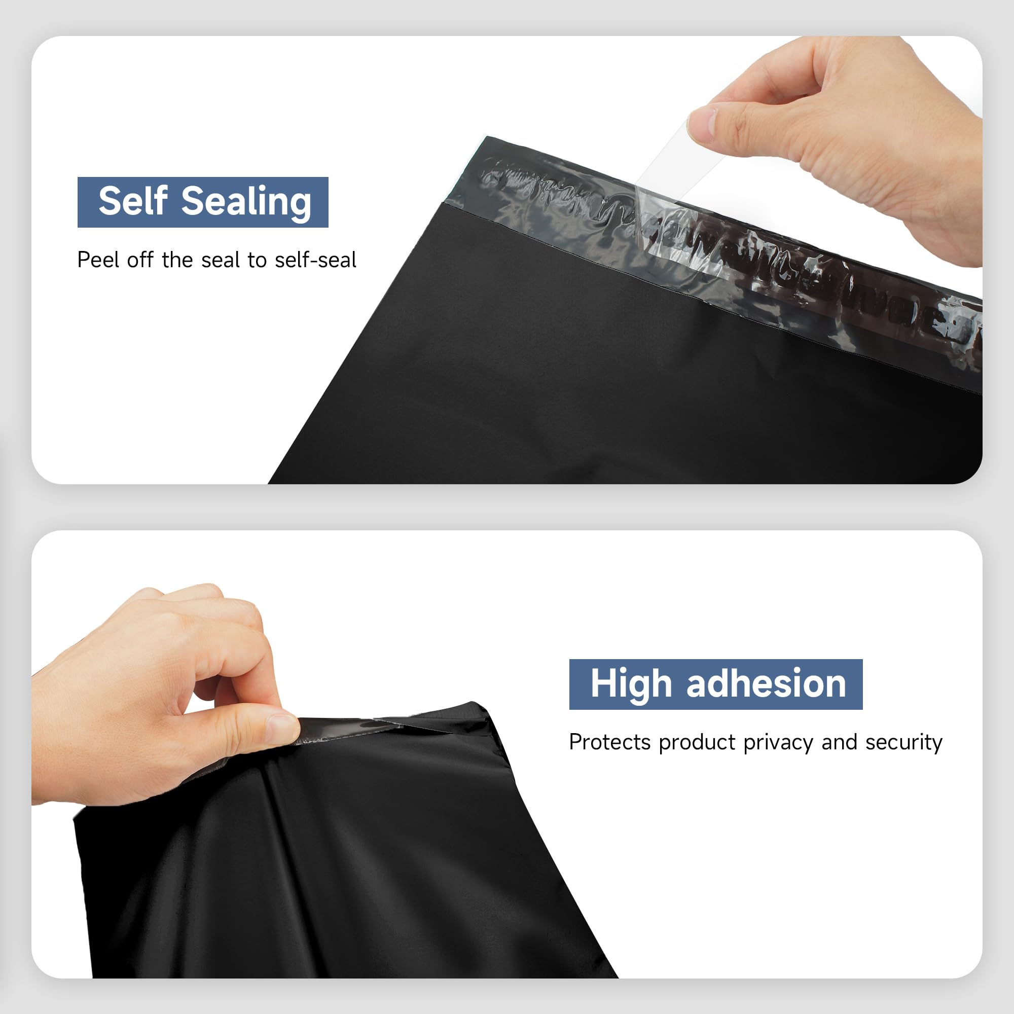 KKBESTPACK mailer next to ruler showing 12x15.5 inches for accurate sizing reference
