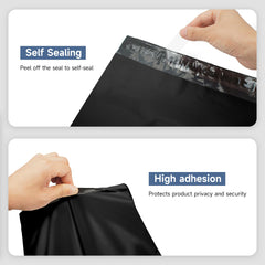 KKBESTPACK mailer next to ruler showing 12x15.5 inches for accurate sizing reference