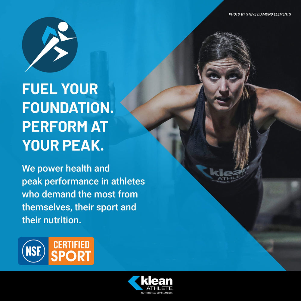Klean Athlete used by athlete after workout demonstrating recovery support