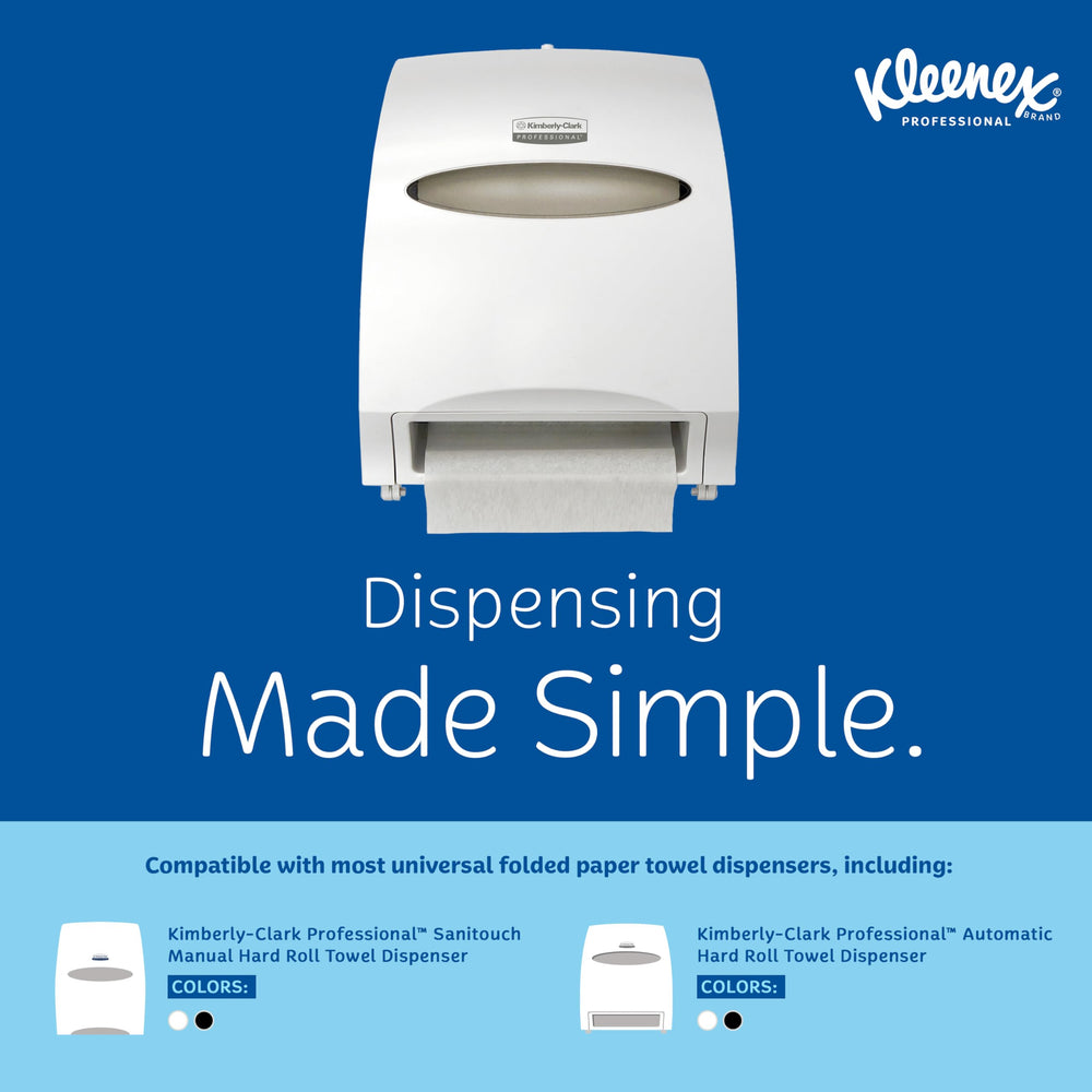 Kleenex rolls stored on shelving, space-efficient bulk storage solution