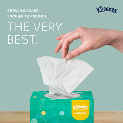 Kleenex signal sheet light-blue final tissues indicating timely replacement