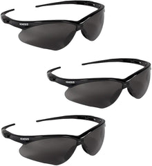 KLEENGUARD Nemesis front view showing sleek frame and smoke lenses for sun protection