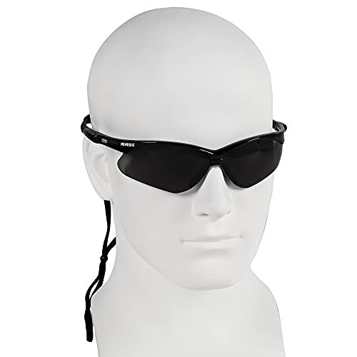 KLEENGUARD glasses worn outdoors reducing glare and improving visibility on jobsite