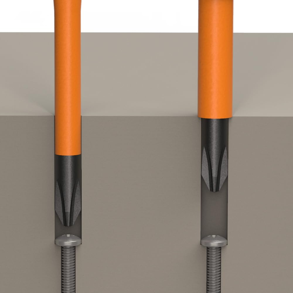 Klein Tools 1000V marking on insulation for clear safety rating