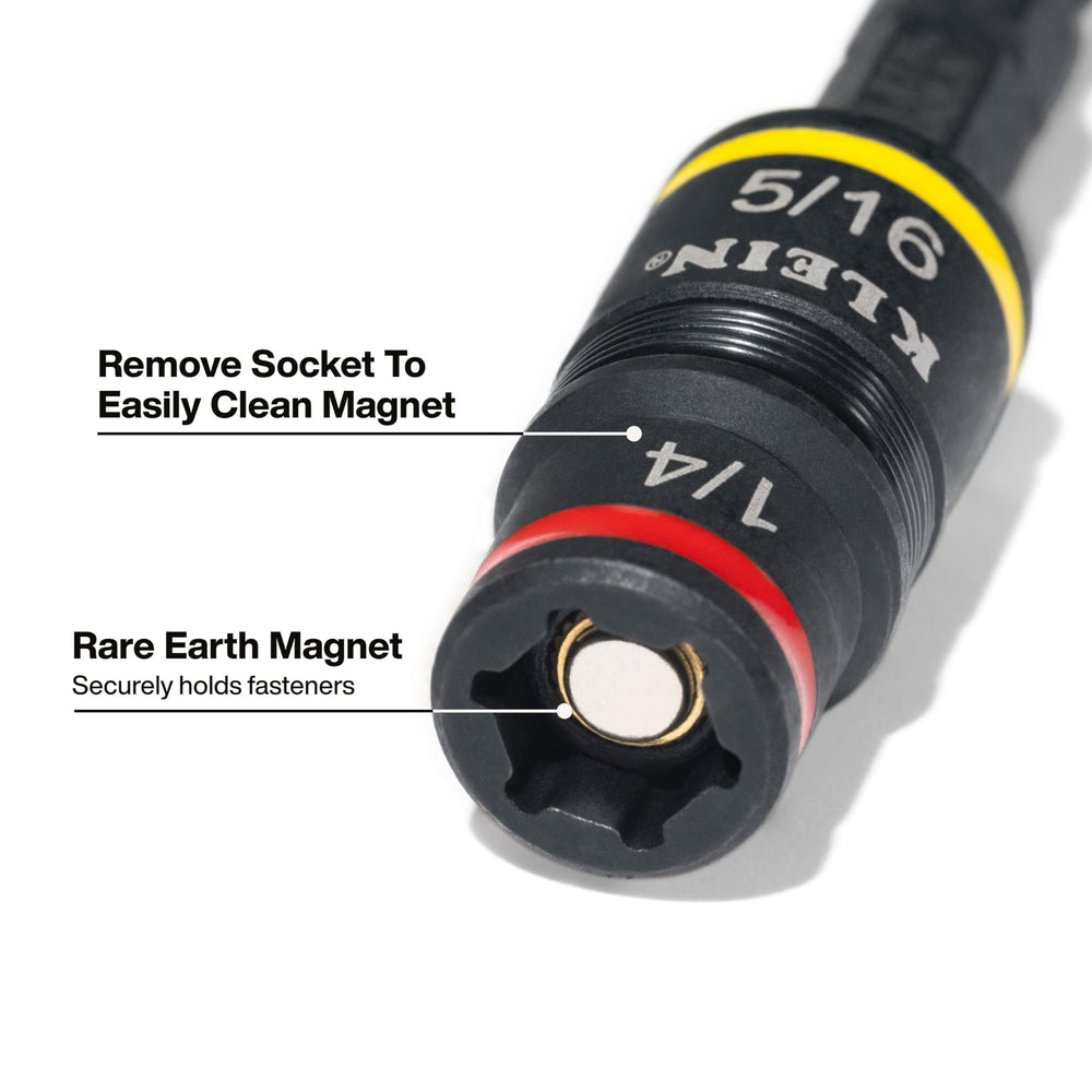 Klein Tools removable blade attached as adapter for impact driver versatility