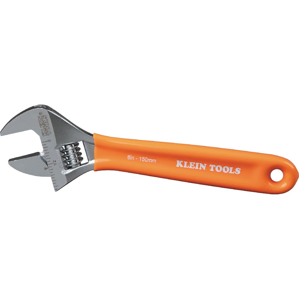 Klein Tools wrench being used in a tight pipe area highlighting access advantage