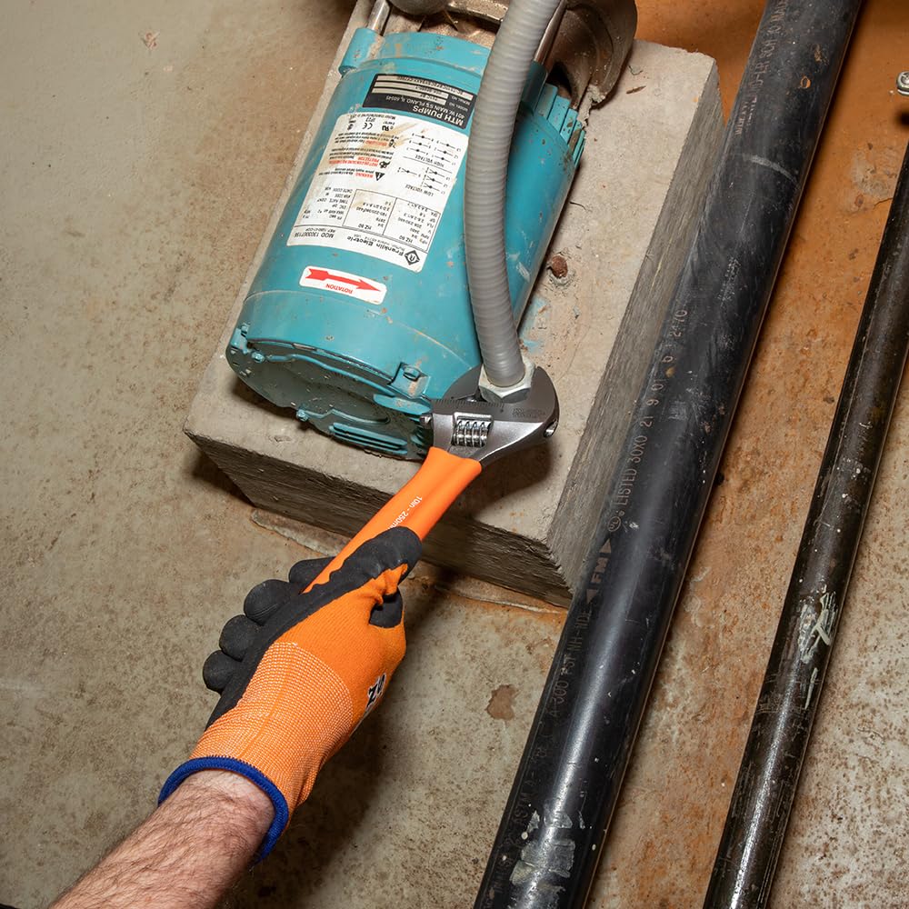 Klein Tools laser-etched SAE and metric markings and company stamp for long-lasting legibility