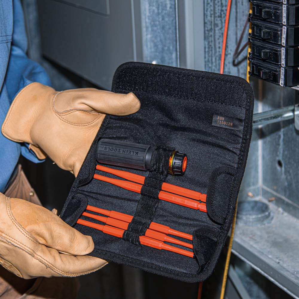 Klein Tools lock collar auto-eject mechanism for quick blade changes