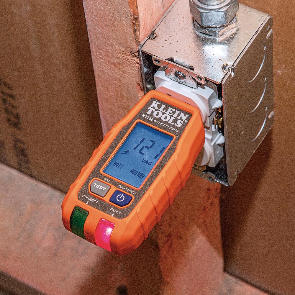 Klein Tools RT250 label and markings highlighting model and safety information benefit clarity
