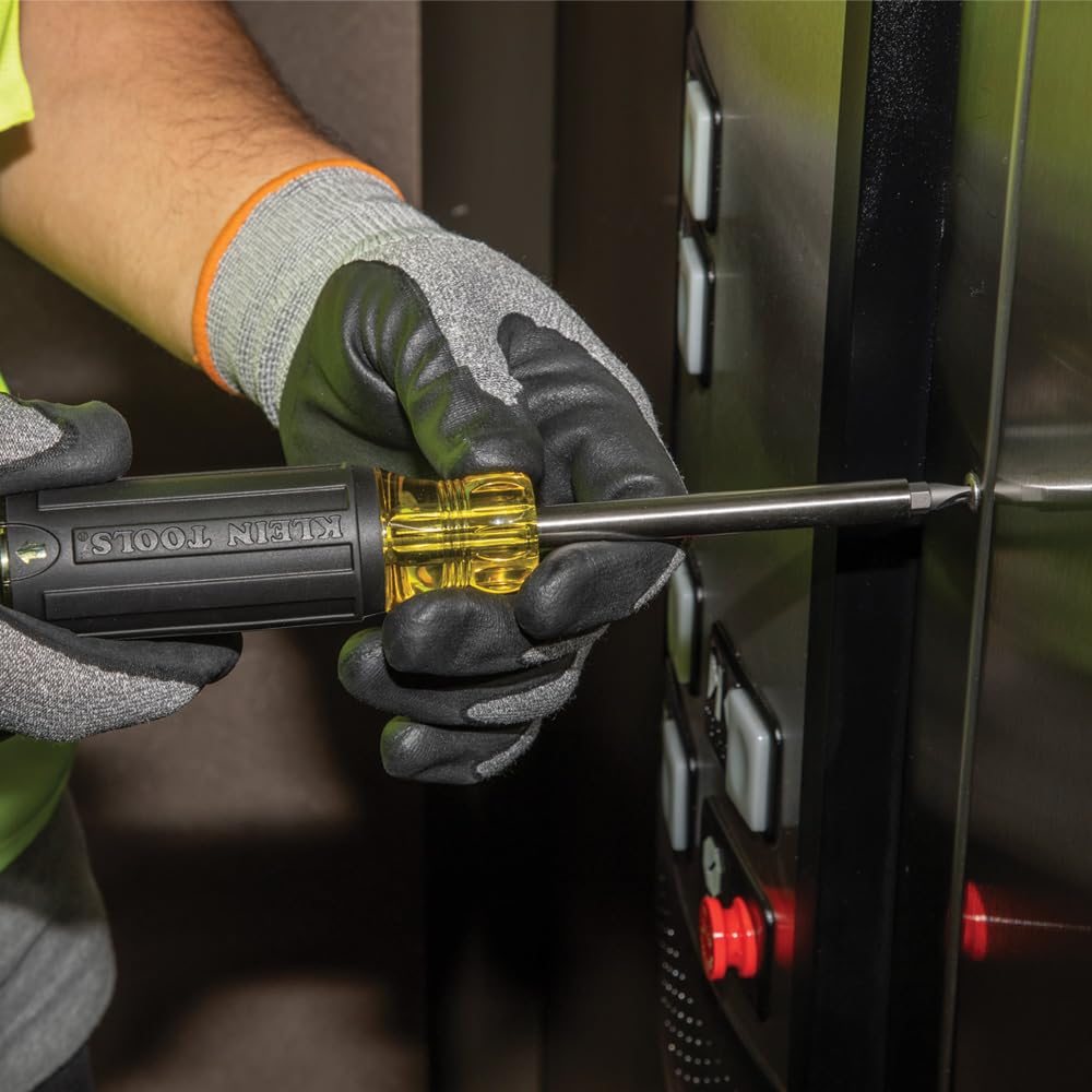 Klein Tools stainless steel barrel detail showing impact and wear resistance