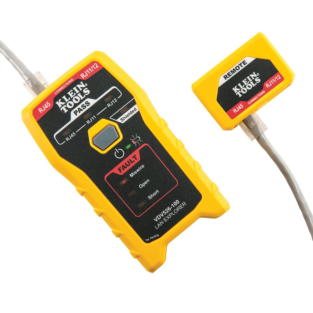 Klein Tools battery compartment open showing included 9V battery