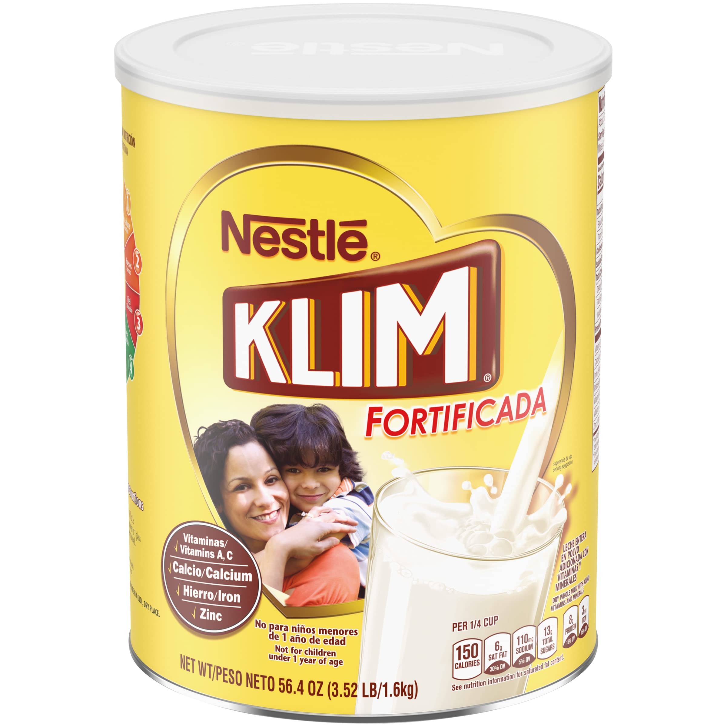 KLIM front packaging showing can and branding for easy identification