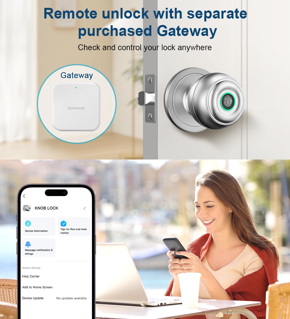 KLLOQUE installed in bedroom setting illustrating discreet modern home security