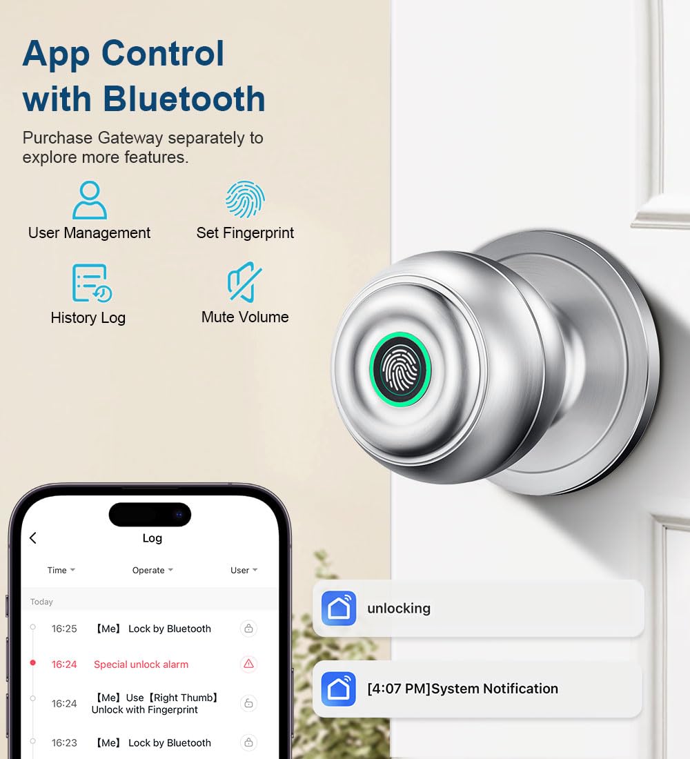 KLLOQUE mechanical key inserted to show reliable emergency backup access