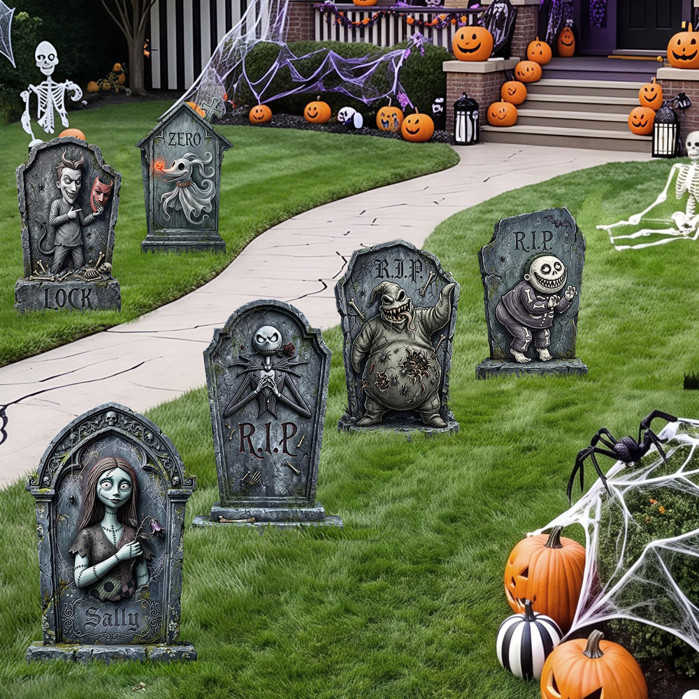 KLYRO wide lawn display creating a haunted yard atmosphere benefit