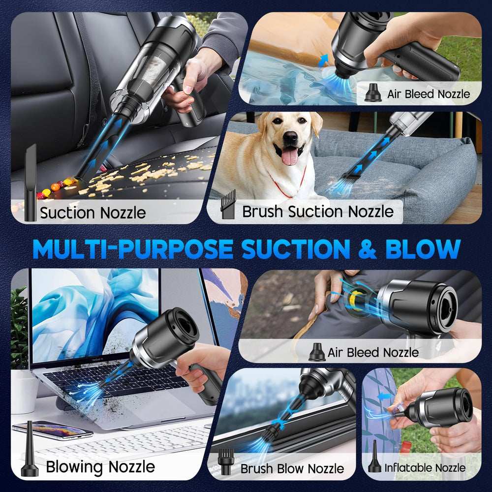 KMM in use in car cleaning cup holders and crevices for fast interior cleanup