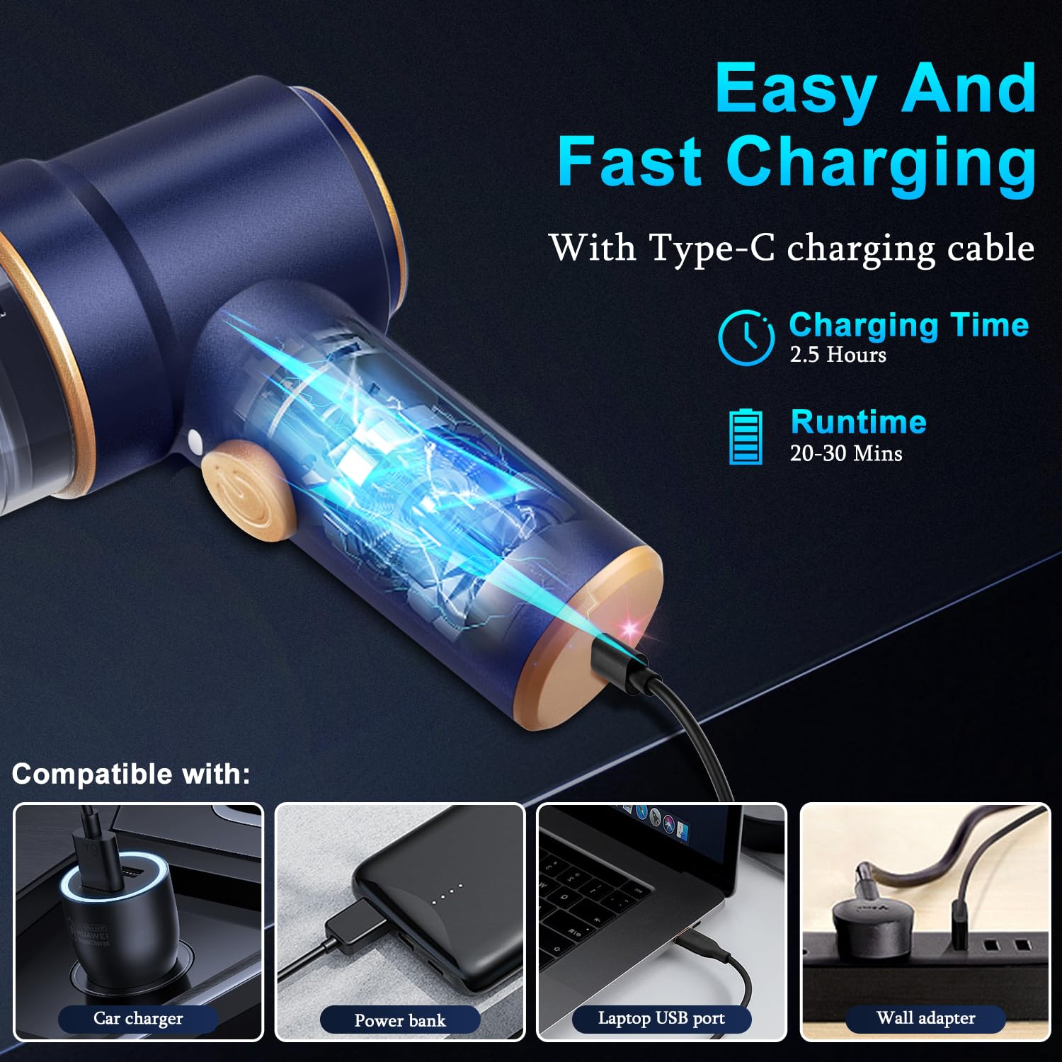 KMM vacuum cleaning car seat showing quick clean benefit for vehicles