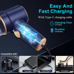 KMM vacuum cleaning car seat showing quick clean benefit for vehicles