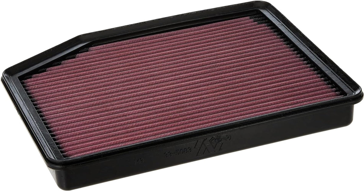 K&N filter front packaging showing model 33-5083 and benefits
