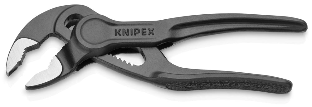 KNIPEX Cobra XS textured handles for improved control and reduced hand fatigue