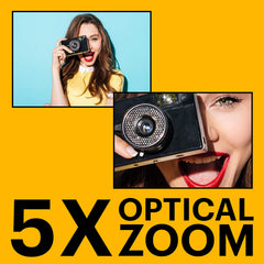 KODAK PIXPRO FZ55 slim side profile for pocket-friendly portability
