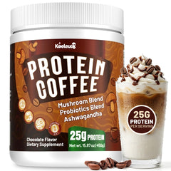 Koeleuok front packaging showing cold brew mocha and protein benefit