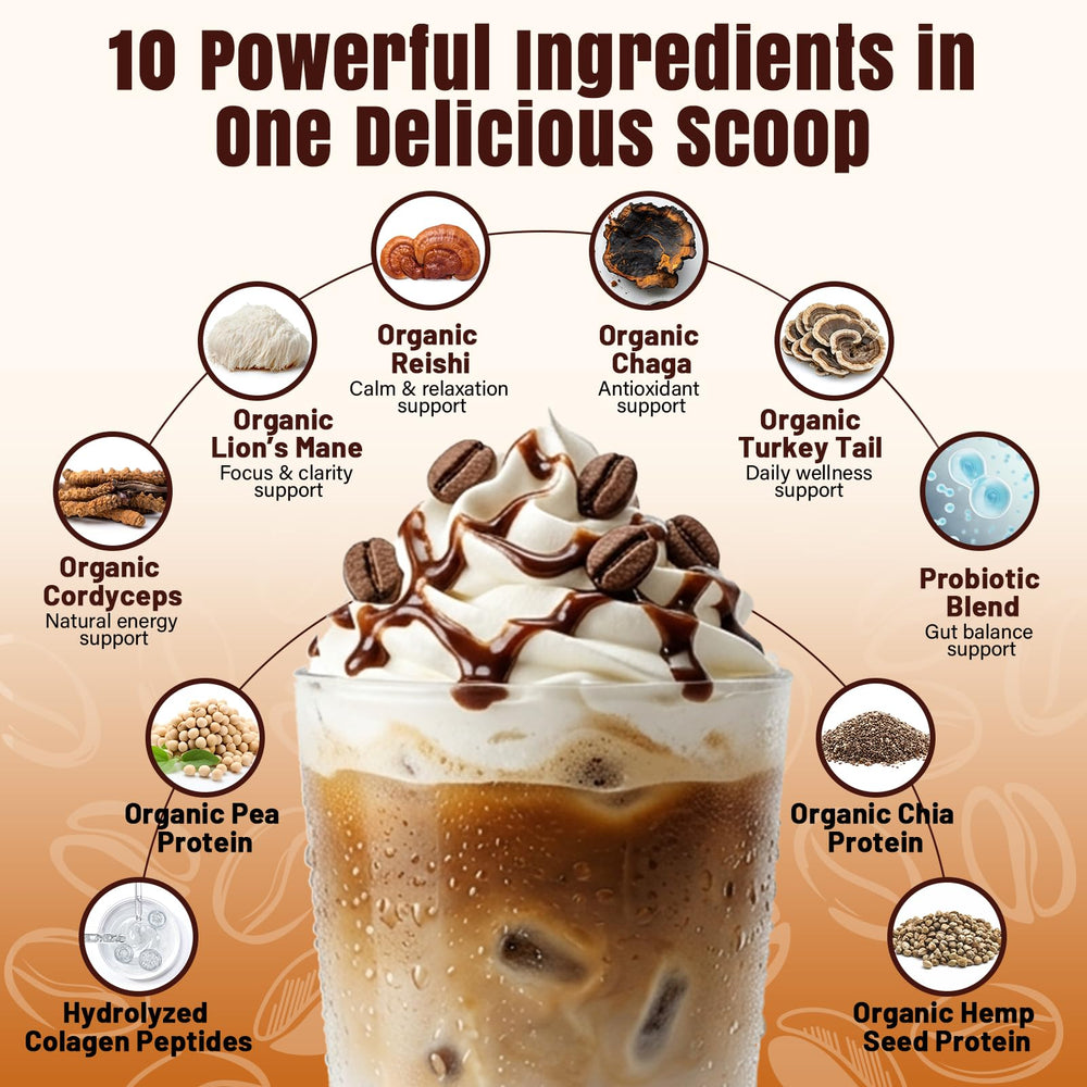 Koeleuok jar label close-up showing ingredients and protein facts benefit