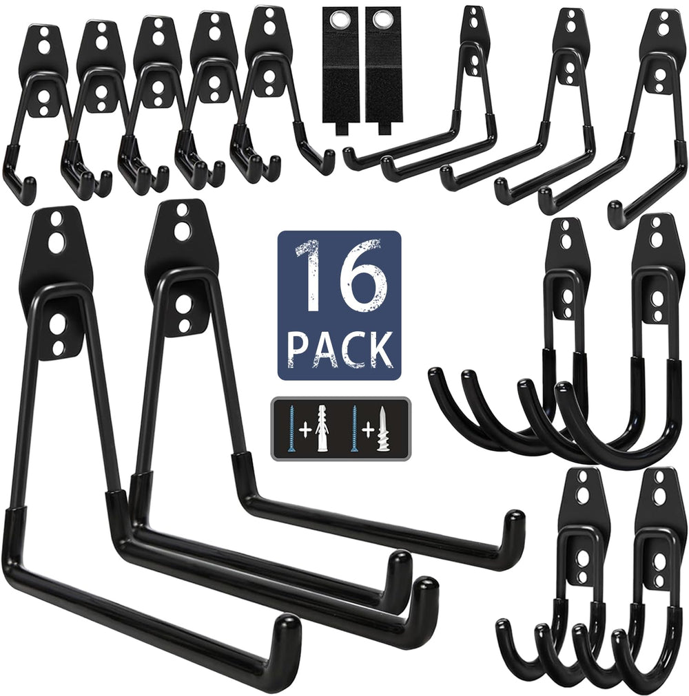 KOFANI front view of 16-piece hook kit showing organized storage benefit