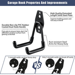KOFANI large J hook supporting ladder demonstrating heavy-duty capacity
